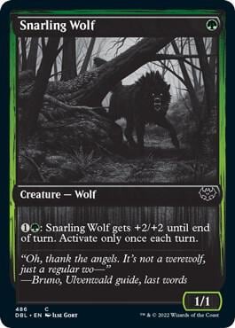 Snarling Wolf (486), Innistrad: Double Feature 486