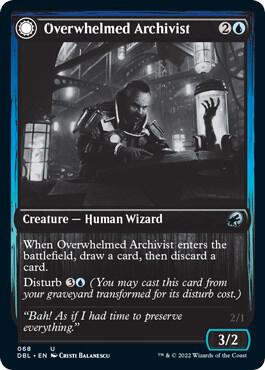 Overwhelmed Archivist, Innistrad: Double Feature 68