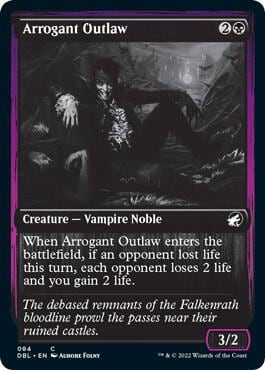 Arrogant Outlaw, Innistrad: Double Feature 84