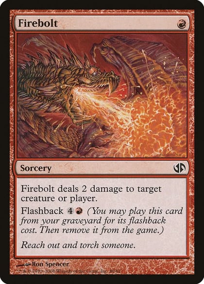 Firebolt, Duel Decks: Jace vs. Chandra 49