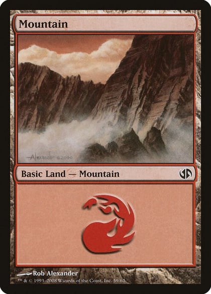 Mountain (59), Duel Decks: Jace vs. Chandra 59