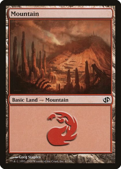 Mountain (61), Duel Decks: Jace vs. Chandra 61