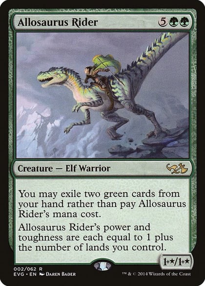 Allosaurus Rider, Duel Decks: Anthology 2