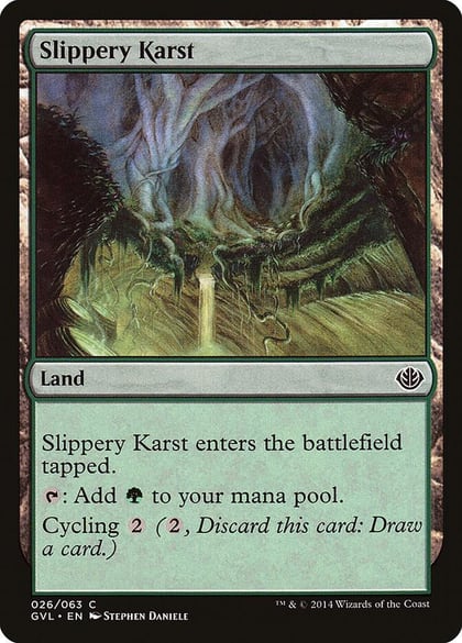 Slippery Karst, Duel Decks: Anthology 26