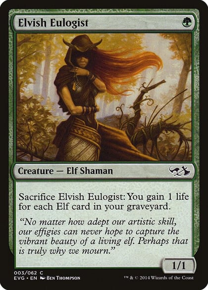 Elvish Eulogist, Duel Decks: Anthology 3