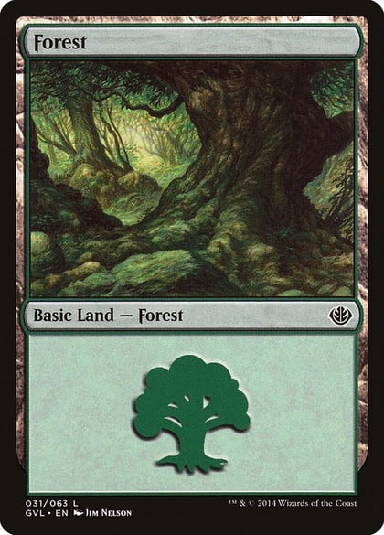 Forest (031) (GVL), Duel Decks: Anthology 31