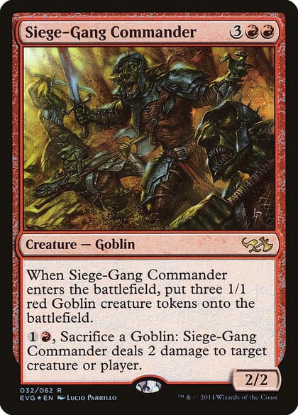 Siege-Gang Commander, Duel Decks: Anthology 32