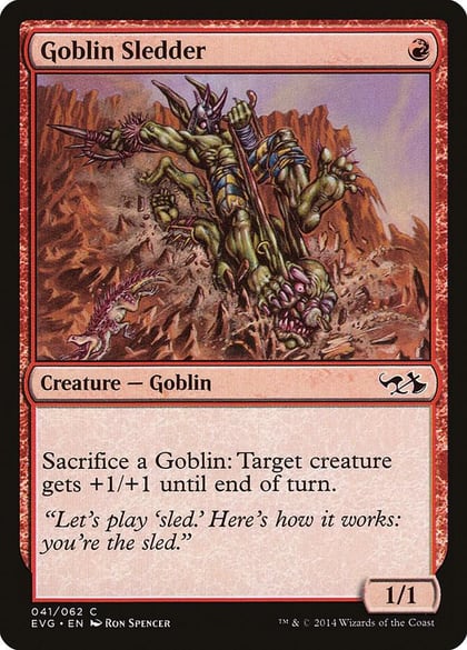 Goblin Sledder, Duel Decks: Anthology 41