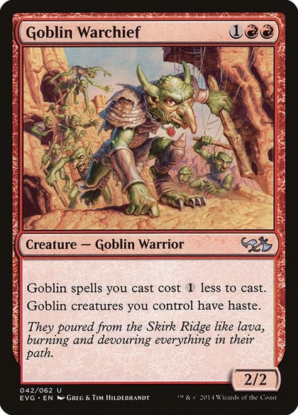 Goblin Warchief, Duel Decks: Anthology 42