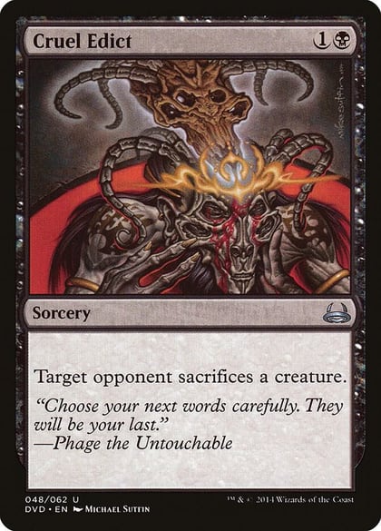 Cruel Edict, Duel Decks: Anthology 48