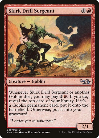 Skirk Drill Sergeant, Duel Decks: Anthology 49