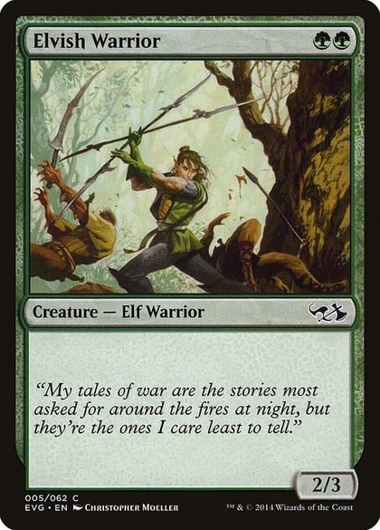 Elvish Warrior, Duel Decks: Anthology 5