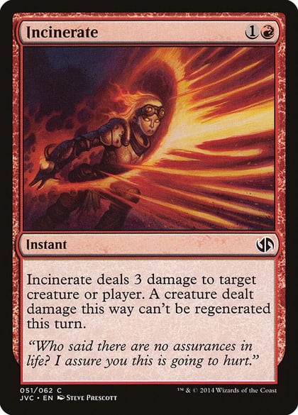 Incinerate, Duel Decks: Anthology 51