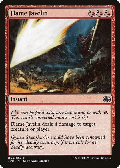 Flame Javelin, Duel Decks: Anthology 53