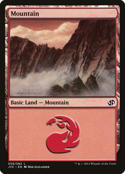 Mountain (059) (JVC), Duel Decks: Anthology 59