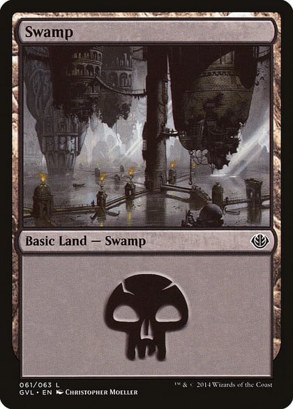 Swamp (061) (GVL), Duel Decks: Anthology 61