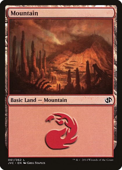 Mountain (061) (JVC), Duel Decks: Anthology 61