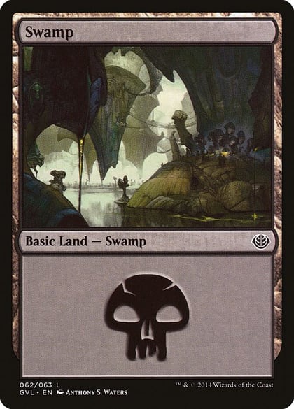 Swamp (062) (GVL), Duel Decks: Anthology 62