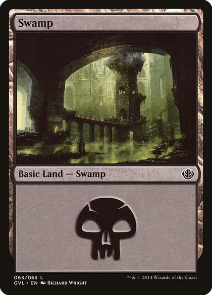 Swamp (063) (GVL), Duel Decks: Anthology 63