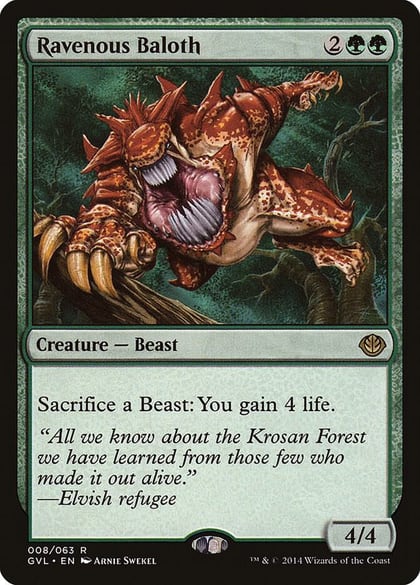 Ravenous Baloth, Duel Decks: Anthology 8