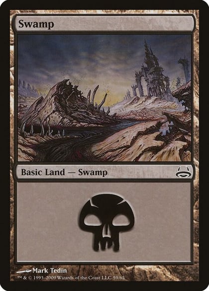 Swamp (59), Duel Decks: Divine vs. Demonic 59