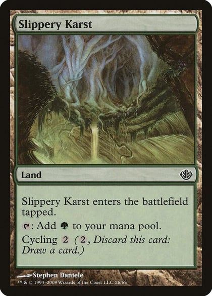 Slippery Karst, Duel Decks: Garruk vs. Liliana 26