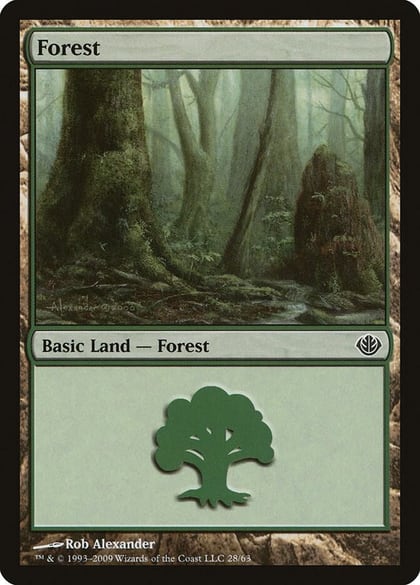Forest (28), Duel Decks: Garruk vs. Liliana 28