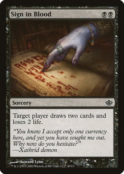 Sign in Blood, Duel Decks: Garruk vs. Liliana 49