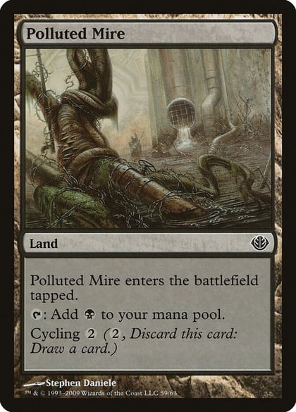 Polluted Mire, Duel Decks: Garruk vs. Liliana 59