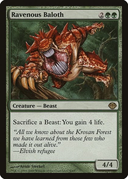 Ravenous Baloth, Duel Decks: Garruk vs. Liliana 8