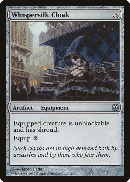 Whispersilk Cloak, Duel Decks: Phyrexia vs. the Coalition 23