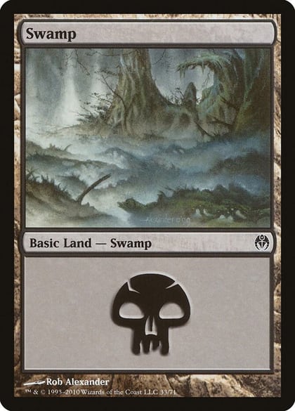 Swamp (33), Duel Decks: Phyrexia vs. the Coalition 33