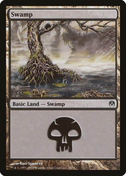 Swamp (34), Duel Decks: Phyrexia vs. the Coalition 34