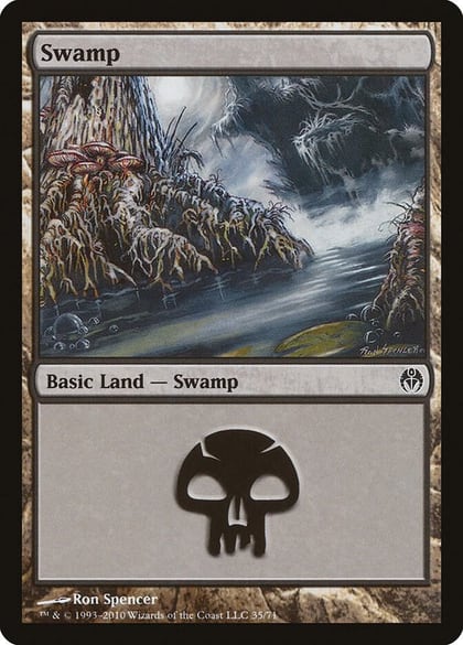 Swamp (35), Duel Decks: Phyrexia vs. the Coalition 35