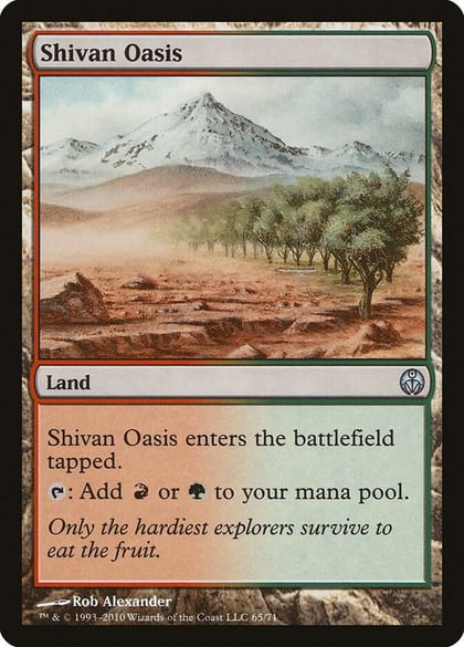 Shivan Oasis, Duel Decks: Phyrexia vs. the Coalition 65