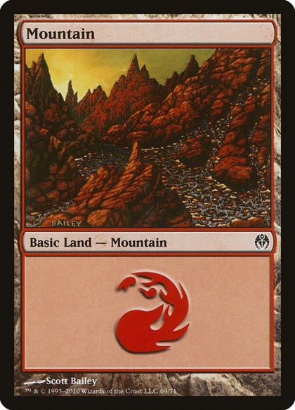 Mountain (69), Duel Decks: Phyrexia vs. the Coalition 69