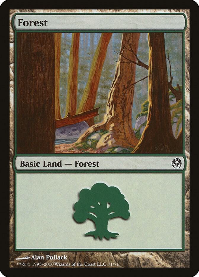 Forest (71), Duel Decks: Phyrexia vs. the Coalition 71
