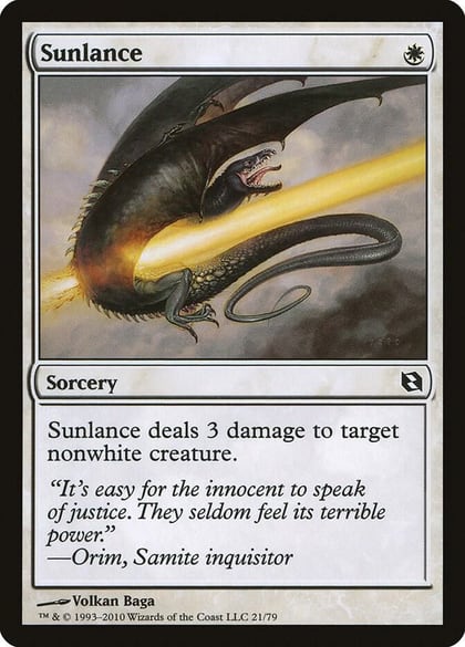 Sunlance, Duel Decks: Elspeth vs. Tezzeret 21