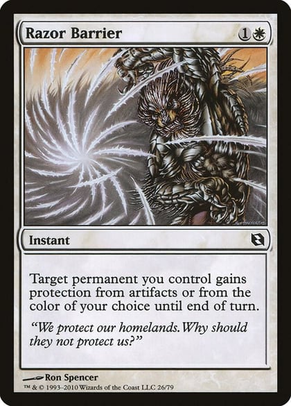 Razor Barrier, Duel Decks: Elspeth vs. Tezzeret 26