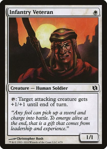 Infantry Veteran, Duel Decks: Elspeth vs. Tezzeret 4