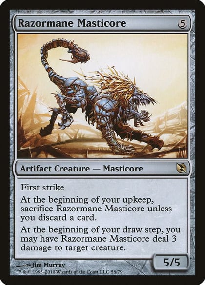 Razormane Masticore, Duel Decks: Elspeth vs. Tezzeret 56