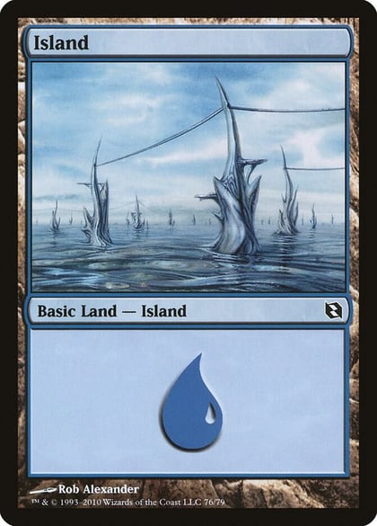 Island (76), Duel Decks: Elspeth vs. Tezzeret 76