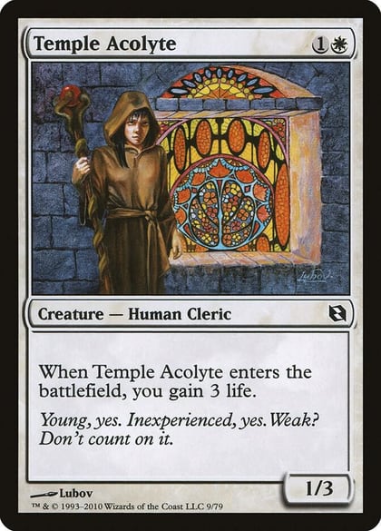 Temple Acolyte, Duel Decks: Elspeth vs. Tezzeret 9