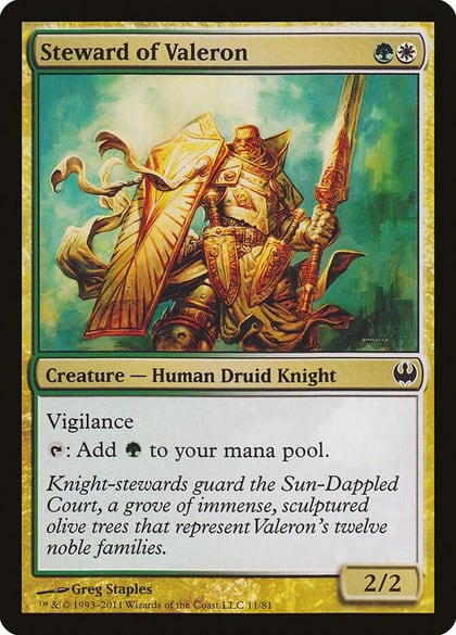 Steward of Valeron, Duel Decks: Knights vs. Dragons 11