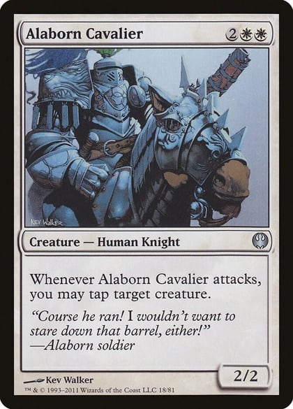 Alaborn Cavalier, Duel Decks: Knights vs. Dragons 18