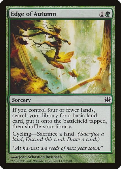 Edge of Autumn, Duel Decks: Knights vs. Dragons 25