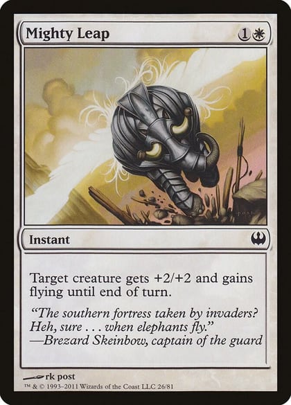 Mighty Leap, Duel Decks: Knights vs. Dragons 26