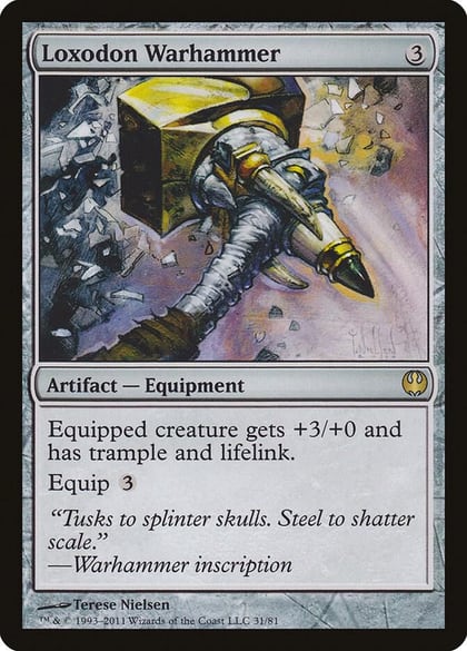 Loxodon Warhammer, Duel Decks: Knights vs. Dragons 31
