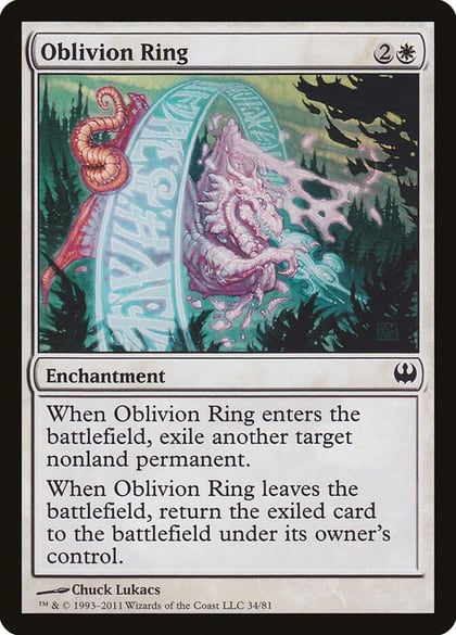 Oblivion Ring, Duel Decks: Knights vs. Dragons 34
