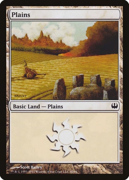 Plains (40), Duel Decks: Knights vs. Dragons 40